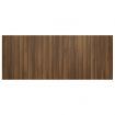 Bed Headboard Brown Oak 200x1.5x80 cm Engineered Wood