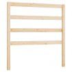 Bed Headboard 96x4x100 cm Solid Wood Pine