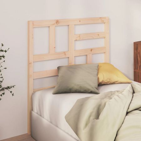 Bed Headboard 96x4x104 cm Solid Wood Pine