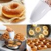 Plastic Doughnut Machine Mold, Pastry Making Bake Ware DIY Baking Tool (1 PCS, White)