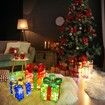 Lighted Christmas Gift Set of 3 Christmas Lighted Decorations Yard Home Small / Medium / Large