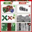 Lighted Christmas Gift Set of 3 Christmas Lighted Decorations Yard Home Small / Medium / Large