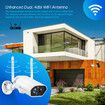 Solar Home Security Camera System House Wireless CCTV IP WiFi Outdoor Indoor 3MP 2K Night Vision AI Motion Detection 2-Way Audio