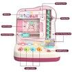 Claw Machine,Automatic Mini Educational and Learning Toys Intelligent System with Music and Lighting Children The Best Gift (Pink)