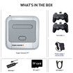 2 Wireless Controllers Super Console X 50000+ Video Games 256G Console Wireless Emulator Multi-player Retro Arcade Game Box For NES//N64/PS1/PSP/NDS