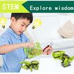 3 IN 1 Solar Assembly Dinosaur Puzzle DIY Assembled Toys Intelligent STEM Robot Toys For Boy 8+