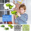 3 IN 1 Solar Assembly Dinosaur Puzzle DIY Assembled Toys Intelligent STEM Robot Toys For Boy 8+