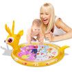 Deer Baby Water Mat, Baby Toys Inflatable Play Mat with Water Cushion, Fun Play Center for Early Development Activities for Newborns