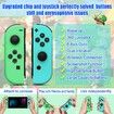 Joy con Controller, Compatible with the Switch/Lite/OLED, Switch Joycon Alternatives for Switch Controllers,the Wireless L/R Joy cons Support Wake-up Function and 6-Axis Gyroscope (Green and Blue)