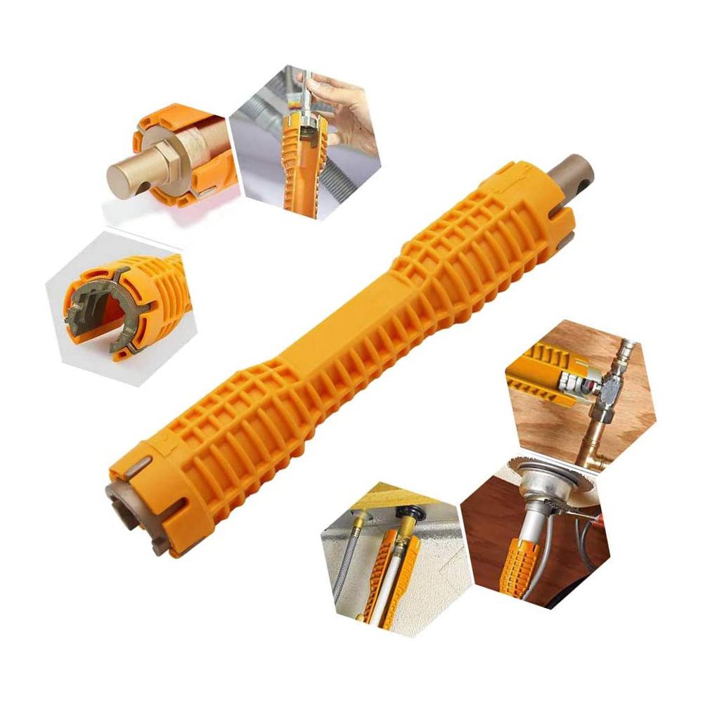 8in1 Faucet and Sink Installer, Multipurpose Wrench Plumbing Tool