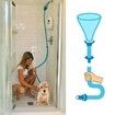 Pet Dog Wash Shower Hose Sprinkler Handheld Rinser Hose Attachment Washing Dogs Water Pipe