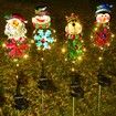 1 PCS Christmas Solar Light Led Snowman Outdoor Garden Decorative Light For Christmas Outdoor Decoration