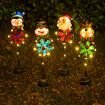 1 PCS Christmas Solar Light Led Snowman Outdoor Garden Decorative Light For Christmas Outdoor Decoration