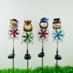 1 PCS Christmas Solar Light Led Snowman Outdoor Garden Decorative Light For Christmas Outdoor Decoration