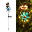 1 PCS Christmas Solar Light Led Snowman Outdoor Garden Decorative Light For Christmas Outdoor Decoration