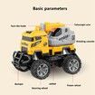 Remote Control Small Construction Vehicles Plastic Detachable Toys for Boy Girl