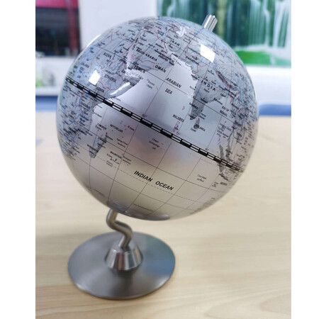 15CM Retro World Globe Earth Map Globe Geography Educational Toys for Children Office Home
