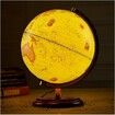 25CM World Globe Antique Desktop Globe Rotating Earth Geography Globe With LED light