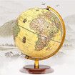 25CM World Globe Antique Desktop Globe Rotating Earth Geography Globe With LED light