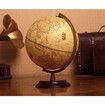 25CM World Globe Antique Desktop Globe Rotating Earth Geography Globe With LED light