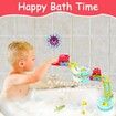 62 PCS Slide  Bath fun Toys   for 3+ Years  Waterfall Shower Tracks Bathtub Toys Gift for Girls Boys