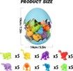 Suction Toys, 40 Pcs Kids Bath Toys Sensory Toys for 3 4 5 6 7 Year Old Boys Girls