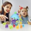 Suction Toys, 40 Pcs Kids Bath Toys Sensory Toys for 3 4 5 6 7 Year Old Boys Girls