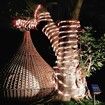 Solar Rope Lights Outdoor Waterproof LED Candy Rope Lights 33ft 100 LEDs Tube String Lights Holiday Christmas Party Home Yard Patio Road Tree Balcony Pathway Decoration Lighting Candy Color