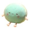 Macaroon Plush Pillow Funny Hamburger Stuffed Toys Room Decor Holiday Birthday Xmas Gifts Mint Green (35*30 CM)