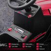 Ride on Car Remote Control Kids Tractor 12V Battery Electric Toy Vehicle Trailer MP3 Player Safety Belt LED Light Red