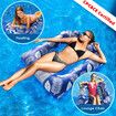 Inflatable Pool Chair, Adult Pool Float Chair Lounge