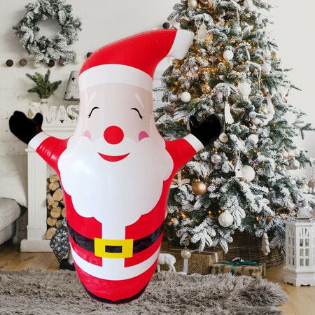 Christmas PVC Inflatables   Santa Claus Tumbler