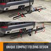 2 Bike Rack for Car SUV Rear Bicycle Holder Carrier Hitch Mount Platform Holder Hatchback Foldable Tilting Design