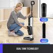 Cordless Vacuum Cleaner Hard Floor Vac Cleaner Wet and Dry Smart Self Cleaning Machine Portable Dual Tanks 