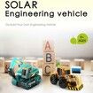 Solar Engineering Vehicle STEM Construction Toys STEM Building Toys Solar Electric Car DIY Assembly Truck  Science Building Set Gifts Age 8+