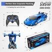 RC Car Transform Robot for Kids Toys 2.4Ghz 1:18 Scale Racing 360°Drifting Christmas Birthday Gifts for Kid(Blue)