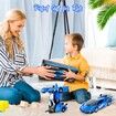 RC Car Transform Robot for Kids Toys 2.4Ghz 1:18 Scale Racing 360°Drifting Christmas Birthday Gifts for Kid(Blue)