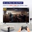 Retro Console X Cube Built-in 40,000+ Games, TV&Game, Game Consoles Support  4K TV 1080P HD Output, 4 USB Port, LAN/WiFi, with 2 Wireless Controllers(128GB)