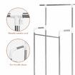 Clothes Airer Rail Drying Rack Width Adjustable Laundry Stand Dryer Hanger Indoor Outdoor Multi Purpose