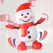 360 Degree Rotating Electric Singing Dancing Snowman Robot Toy