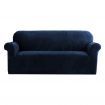 Artiss Sofa Cover Couch Covers 3 Seater Velvet Sapphire