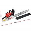 Giantz Chainsaw Petrol 62CC 24" Bar Commercial E-Start Pruning Chain Saw,Giantz Chainsaw Petrol 62CC 24" Bar Commercial E-Start Pruning Chain Saw 5.2HP