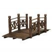 Gardeon Garden Decor Outdoor Ornament Wooden Bridge 150cm