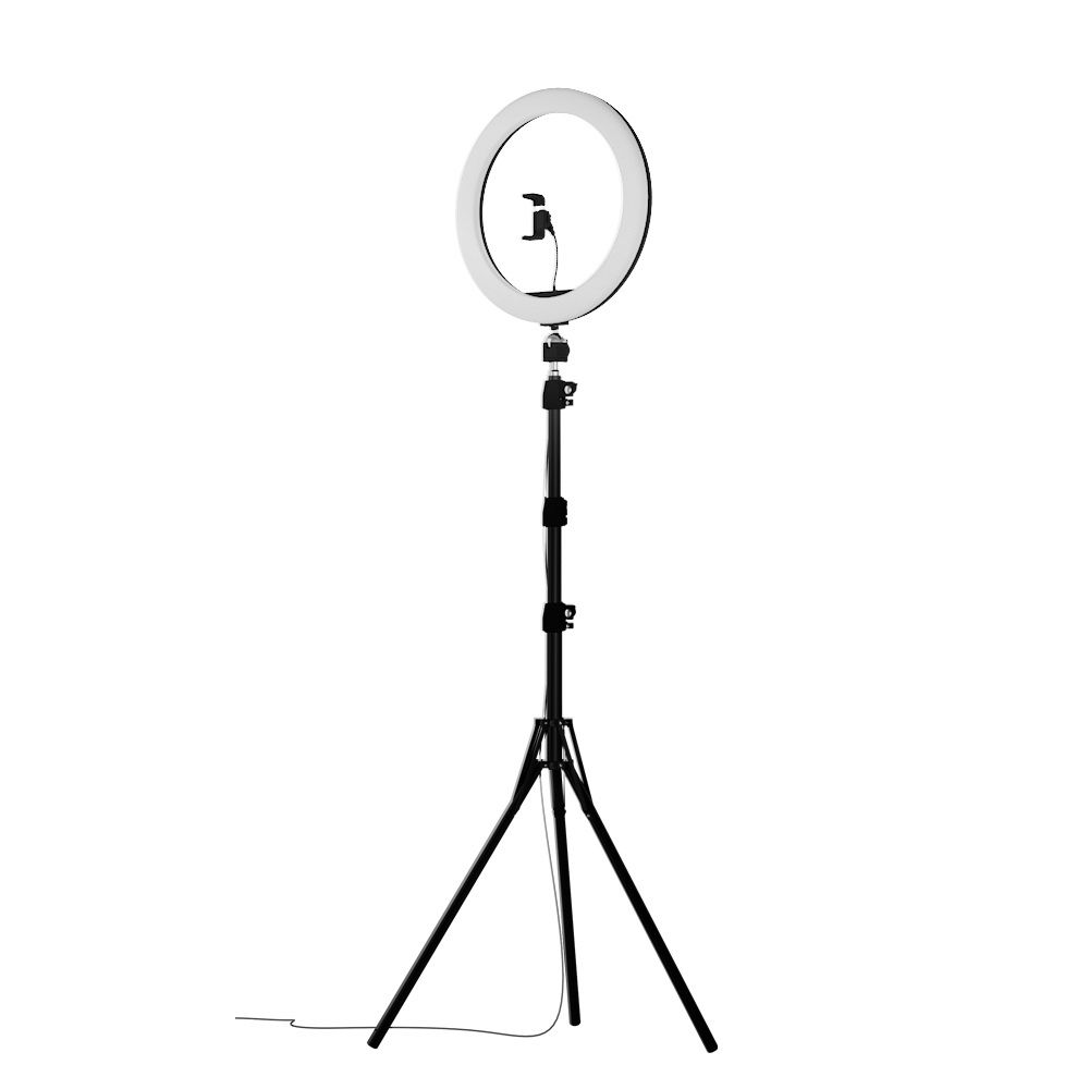 Embellir LED Ring Light 12" 5500K Dimmable Diva Diffuser With Stand Make Up