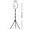 Embellir LED Ring Light 12" 5500K Dimmable Diva Diffuser With Stand Make Up