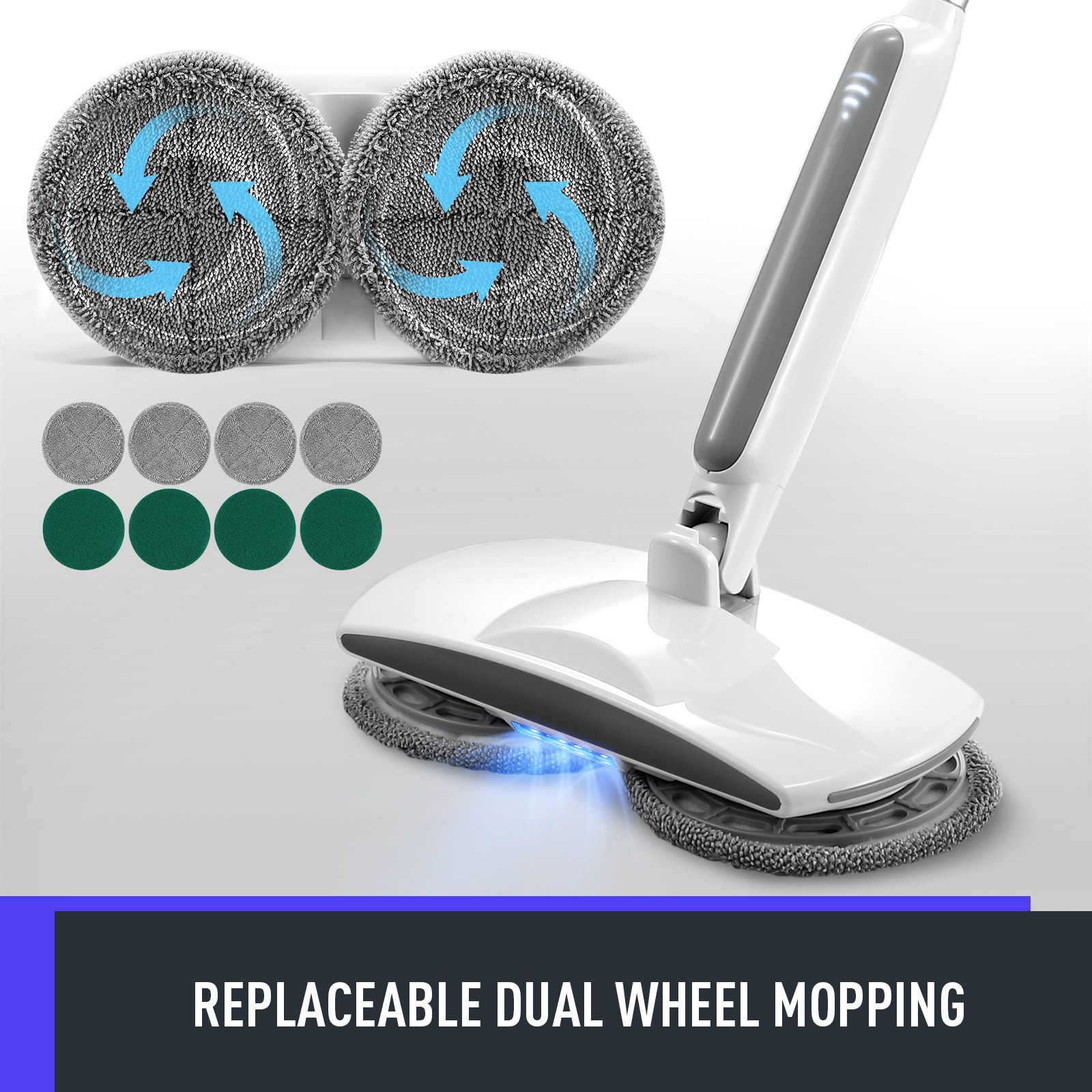 Mop Replacement Pads Scouring Green Scourer Microfiber Replaceable for