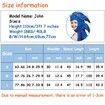 Kids Blue Sonic Costume Jumpsuit for Kids Boys Girls Aged 3-14 with Gloves and Headgear Outfits Cap