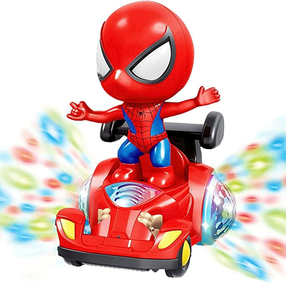 Spin Dancing Robot Interactive Toy Car with Colorful Flashing Lights & Music Great Christmas Birthday Gifts Age 3+