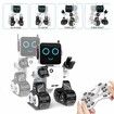 Intelligent Interactive Remote Control Robot Built-in Piggy Bank Educational Robotic Kit for Boys and Girls(White)