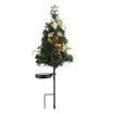 2pcs Solar Christmas tree Led Light decorations Outdoor Wall Lamp Waterproof Garden Patio  New Year party Christmas Gift